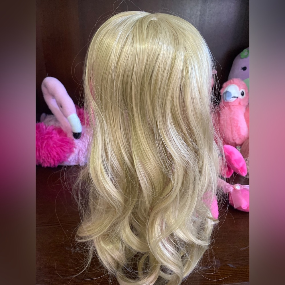 Golden blonde hair topper